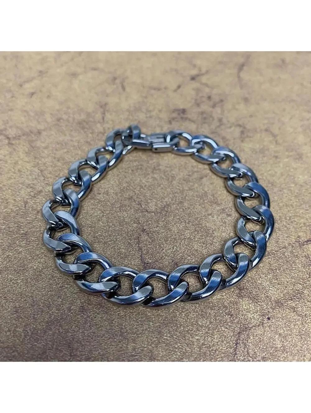 Y2k 2000s style Silver Stainless Steel Heavy - Picture 2 of 8